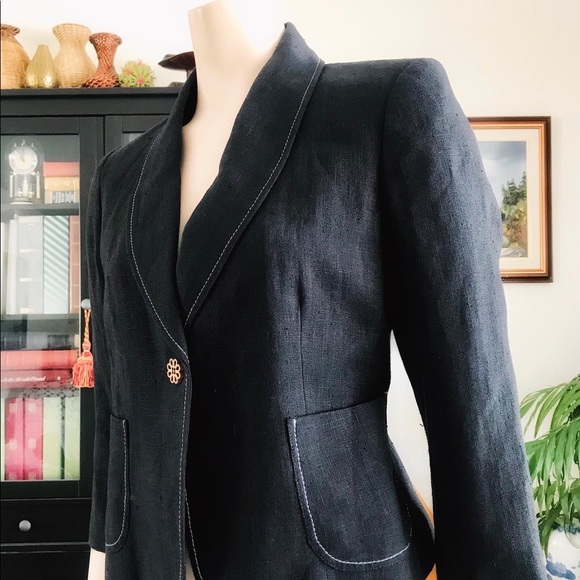 HARVE BENARD linen blazer - Picture 2 of 13